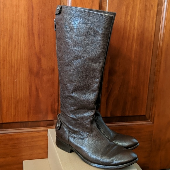 Frye Shoes - CLASSIC Frye Melissa Button Back Zip boots!